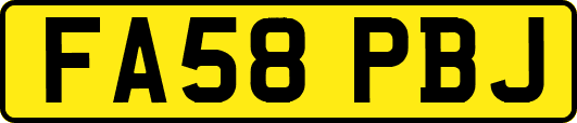 FA58PBJ