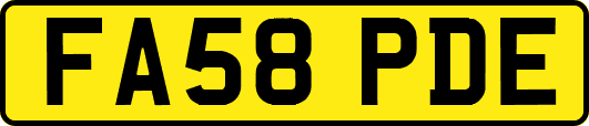 FA58PDE