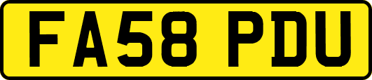 FA58PDU