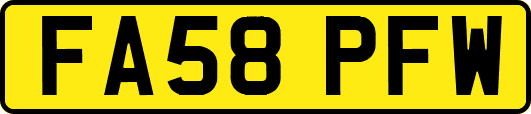 FA58PFW