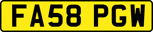 FA58PGW