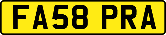 FA58PRA