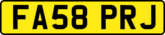 FA58PRJ