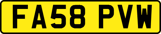 FA58PVW
