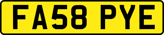 FA58PYE