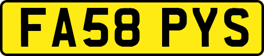FA58PYS