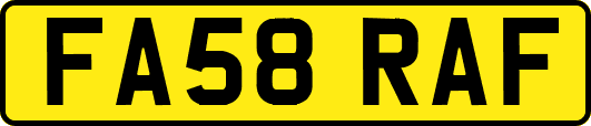 FA58RAF