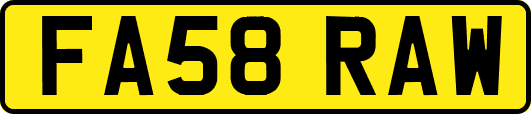 FA58RAW