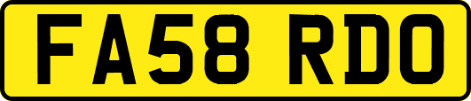 FA58RDO