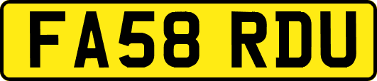 FA58RDU