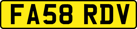 FA58RDV