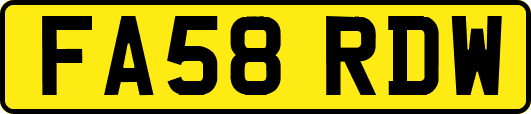 FA58RDW