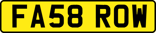 FA58ROW