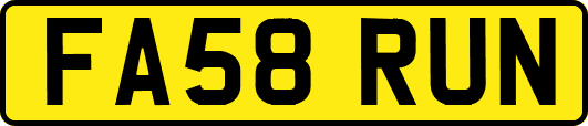 FA58RUN