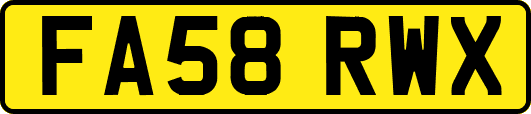FA58RWX