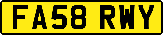 FA58RWY