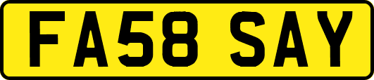 FA58SAY