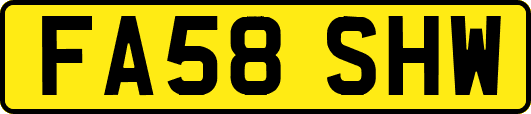 FA58SHW