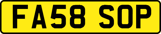 FA58SOP