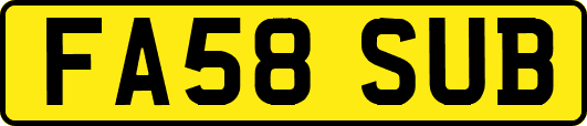 FA58SUB
