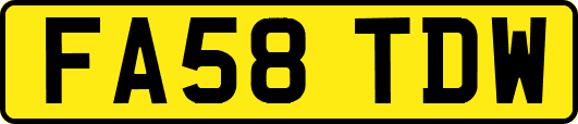FA58TDW
