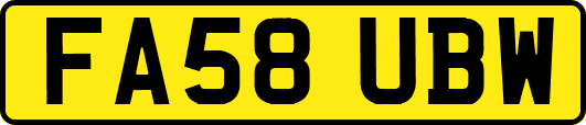 FA58UBW