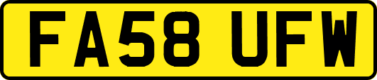 FA58UFW