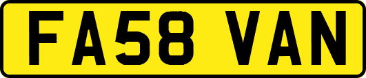 FA58VAN