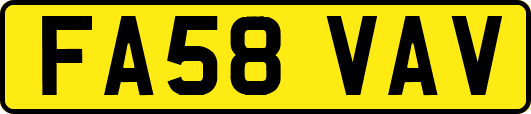 FA58VAV