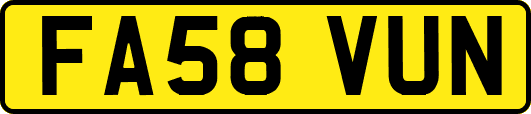 FA58VUN
