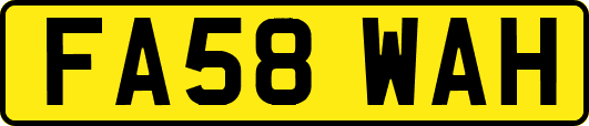 FA58WAH