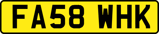 FA58WHK