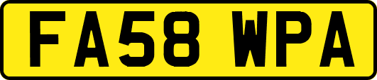 FA58WPA