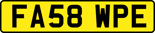 FA58WPE