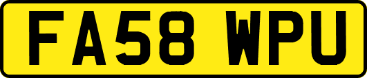 FA58WPU