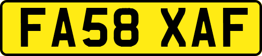 FA58XAF