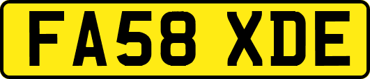 FA58XDE