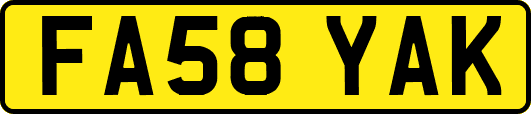 FA58YAK