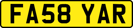 FA58YAR