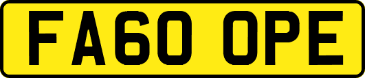 FA60OPE
