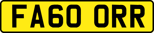 FA60ORR