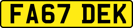 FA67DEK