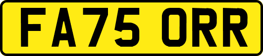 FA75ORR