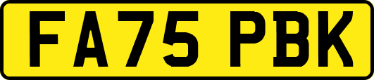 FA75PBK