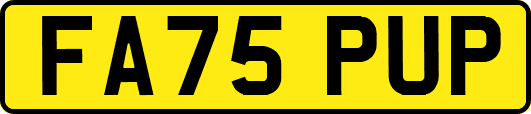 FA75PUP