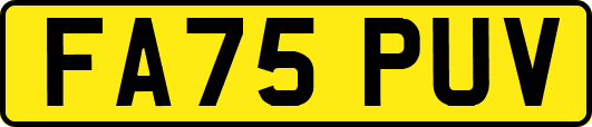 FA75PUV