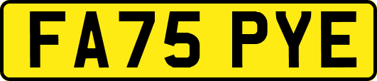 FA75PYE