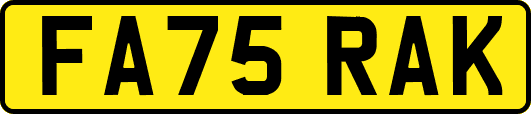 FA75RAK