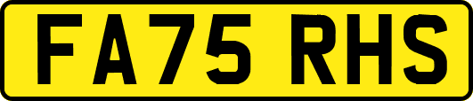 FA75RHS