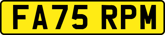 FA75RPM